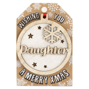 Personalised Christmas Tree Decorations A-I