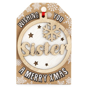 Personalised Christmas Tree Decorations A-I