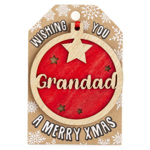 Personalised Christmas Tree Decorations A-I