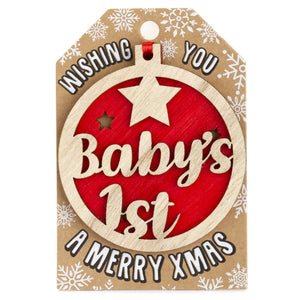 Personalised Christmas Tree Decorations A-I