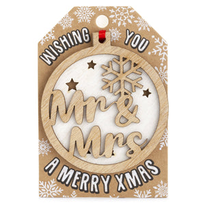 Personalised Christmas Tree Decorations A-I