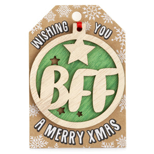 Personalised Christmas Tree Decorations A-I