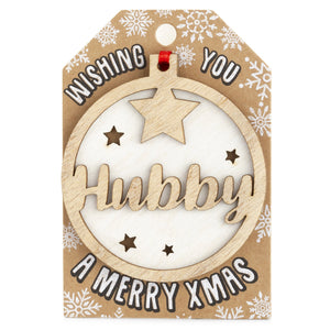 Personalised Christmas Tree Decorations A-I