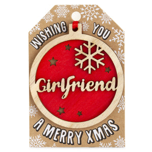 Personalised Christmas Tree Decorations A-I