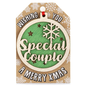 Personalised Christmas Tree Decorations A-I