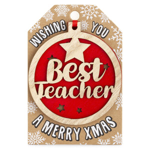 Personalised Christmas Tree Decorations A-I