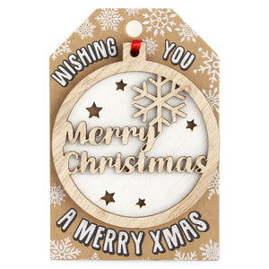 Personalised Christmas Tree Decorations A-I