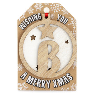 Personalised Christmas Tree Decorations A-I