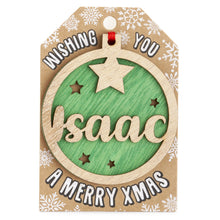 Load image into Gallery viewer, Personalised Christmas Tree Decorations I-Z
