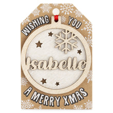 Load image into Gallery viewer, Personalised Christmas Tree Decorations I-Z
