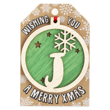 Load image into Gallery viewer, Personalised Christmas Tree Decorations I-Z
