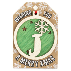 Personalised Christmas Tree Decorations I-Z