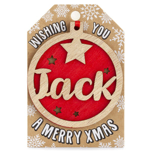 Personalised Christmas Tree Decorations I-Z