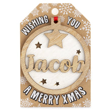 Load image into Gallery viewer, Personalised Christmas Tree Decorations I-Z
