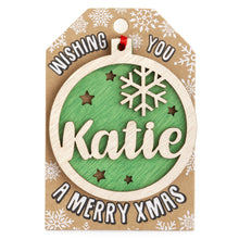 Load image into Gallery viewer, Personalised Christmas Tree Decorations I-Z
