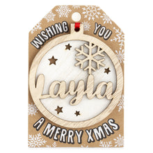 Load image into Gallery viewer, Personalised Christmas Tree Decorations I-Z
