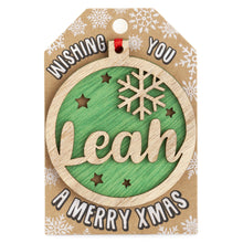 Load image into Gallery viewer, Personalised Christmas Tree Decorations I-Z
