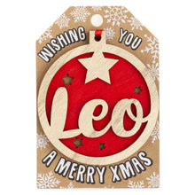 Load image into Gallery viewer, Personalised Christmas Tree Decorations I-Z
