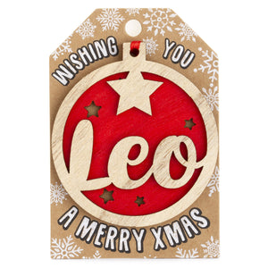 Personalised Christmas Tree Decorations I-Z