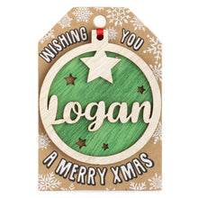 Load image into Gallery viewer, Personalised Christmas Tree Decorations I-Z
