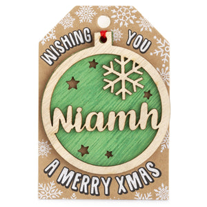 Personalised Christmas Tree Decorations I-Z