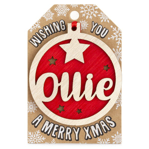 Personalised Christmas Tree Decorations I-Z