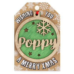 Personalised Christmas Tree Decorations I-Z