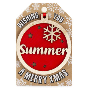 Personalised Christmas Tree Decorations I-Z