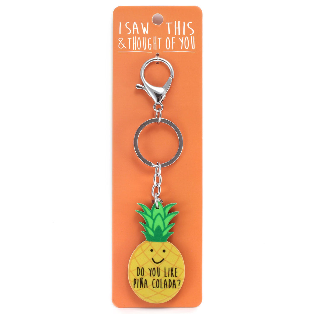 A KEYRING SAYING 'PINA COLADA'