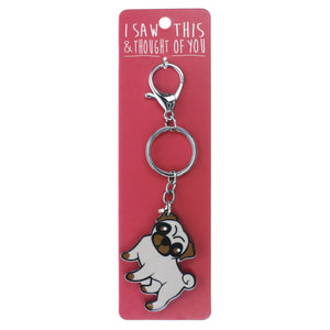 Keyring "Pug"