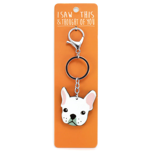 A KEYRING SAYING 'FRENCH BULLDOG'