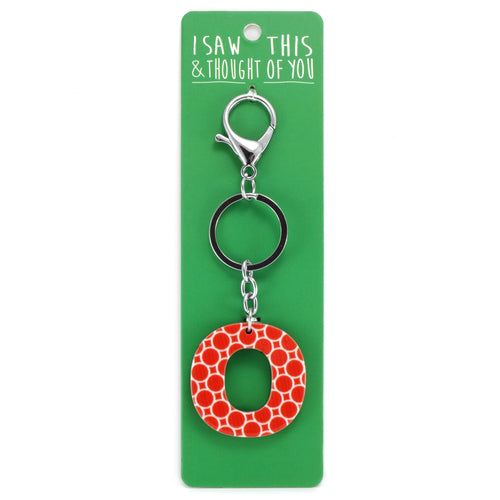 A KEYRING SAYING 'O'