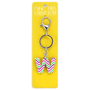 A KEYRING SAYING 'W'