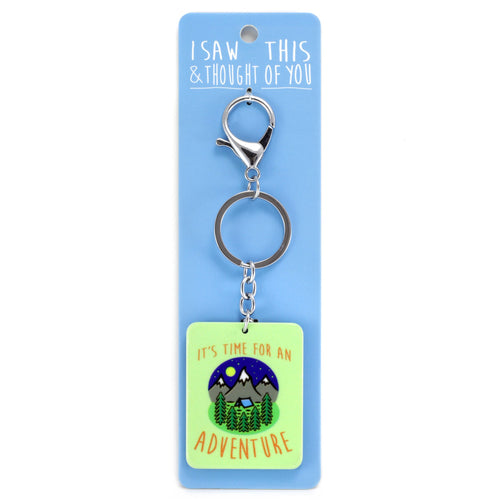 A KEYRING SAYING 'ADVENTURE'