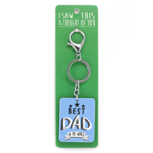 A KEYRING SAYING 'BEST DAD'