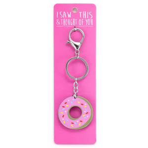 A KEYRING SAYING 'DONUT'