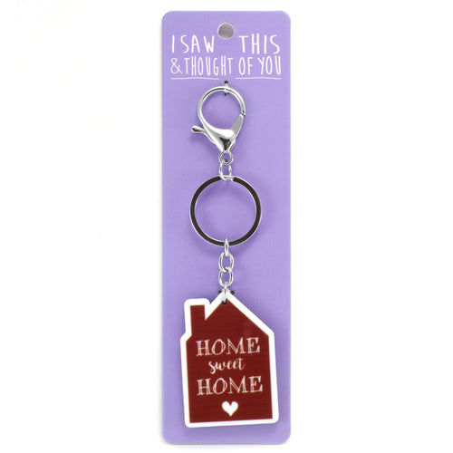 A KEYRING SAYING 'HOME SWEET HOME'