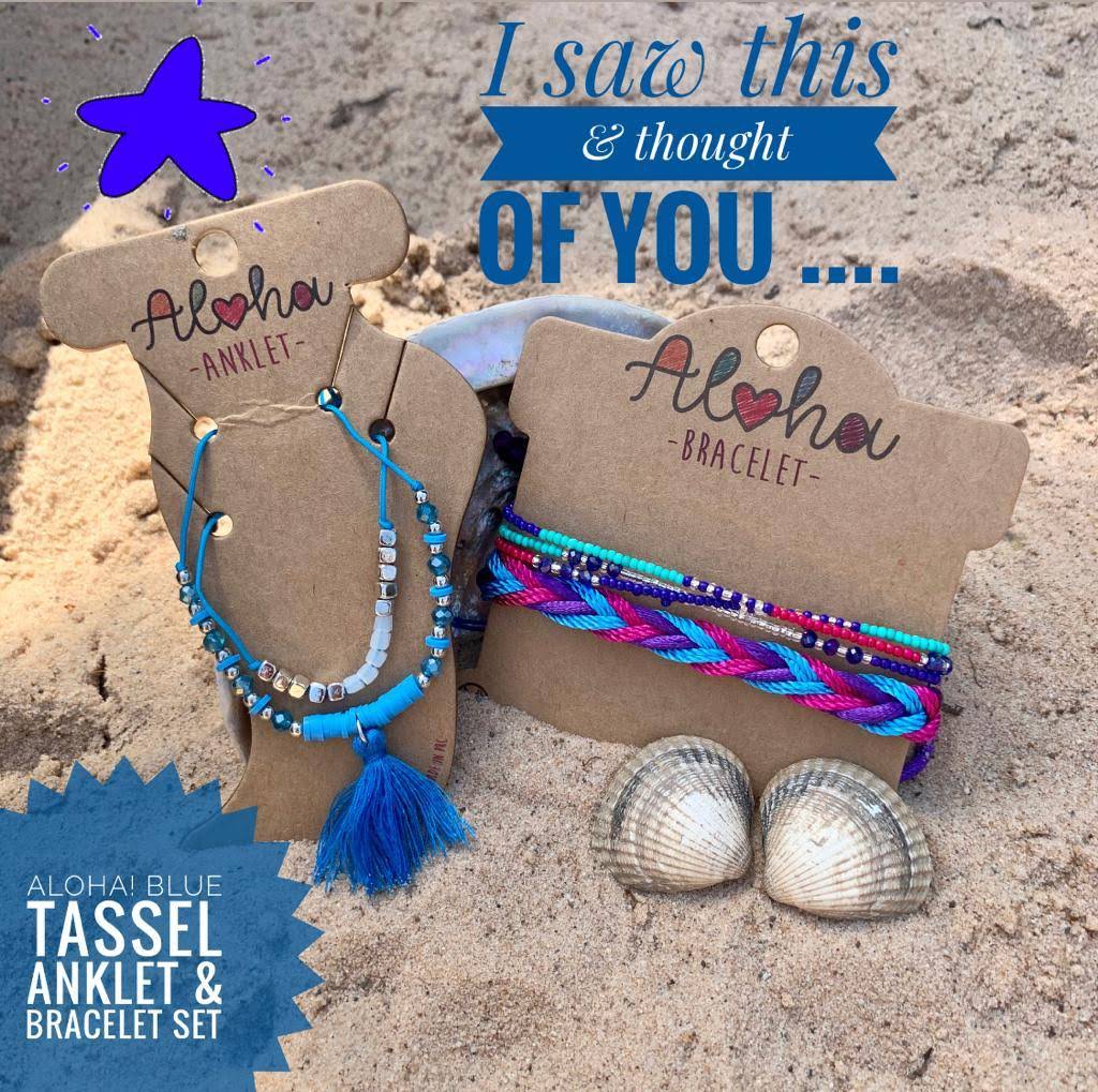 Blue Aloha Gift Set