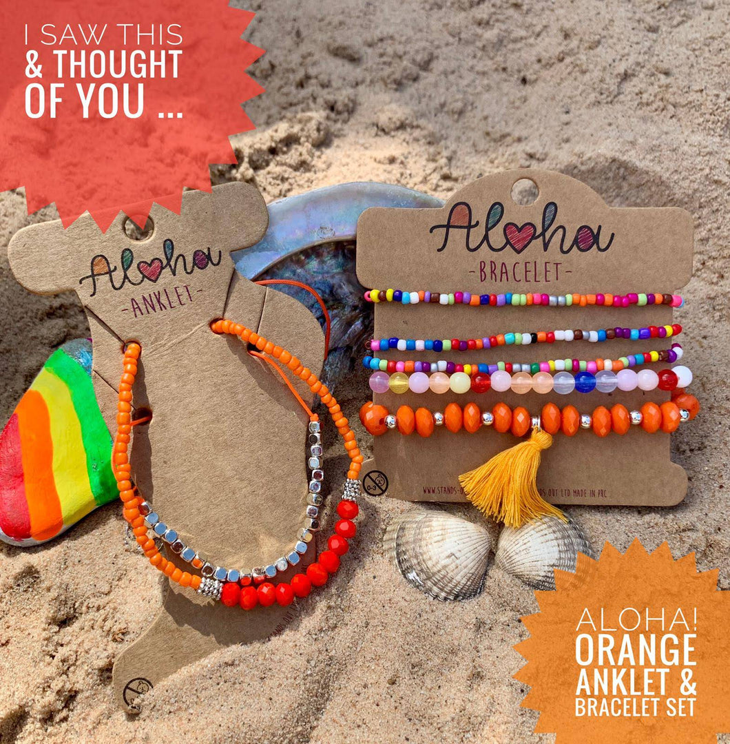 Orange Aloha Gift Set