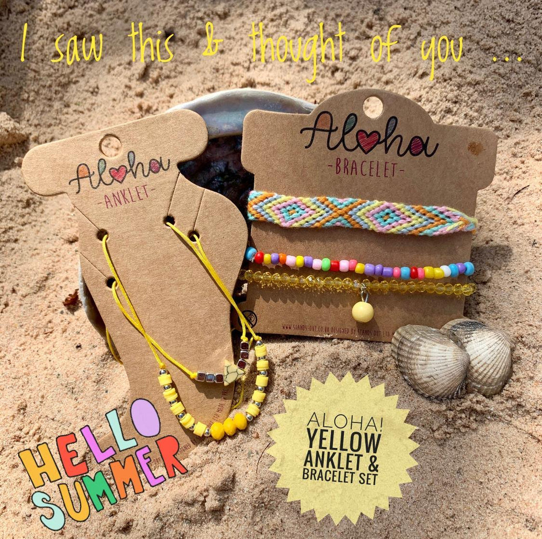 Yellow Aloha Gift Set