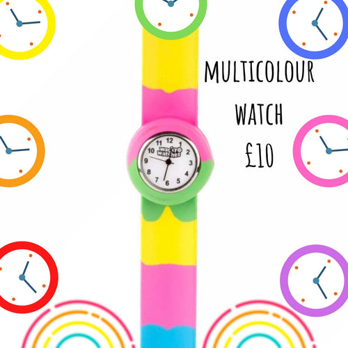 A multicoloured watch