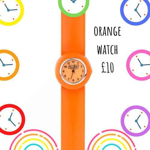 An orange watch