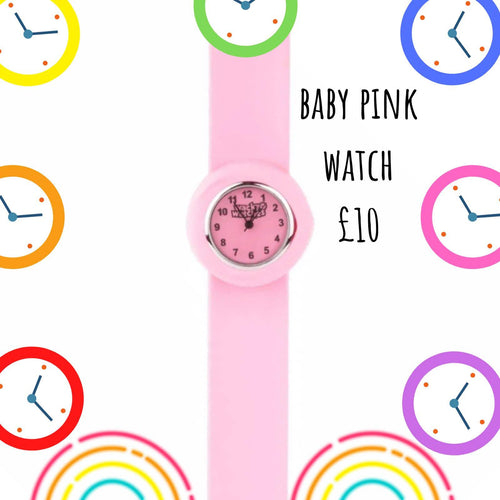 A pink watch